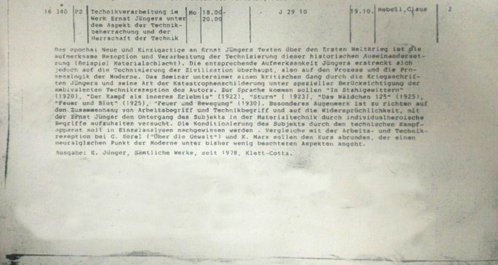 Vorlesungsverzeichnis-Freie-Universität-1987-SoSe